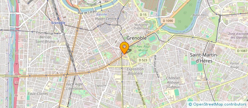 localisation de l'entreprise COPROP LE LIDO  GRENOBLE