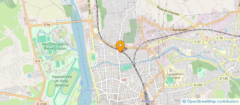 localisation de l'entreprise COPROP LE LOMBARDIE à VICHY