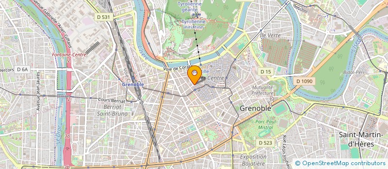 localisation de l'entreprise COPROP LE MAJESTIC  GRENOBLE