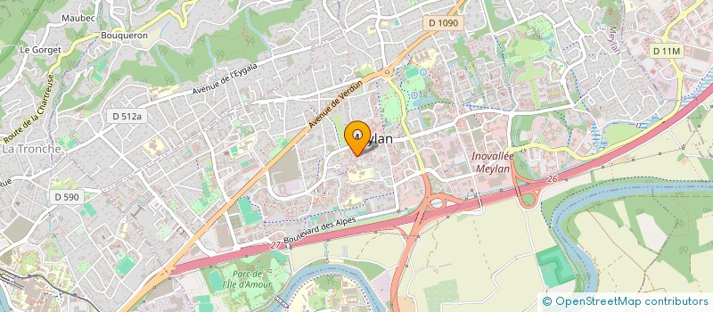 localisation de l'entreprise COPROP LE MANIVAL  MEYLAN