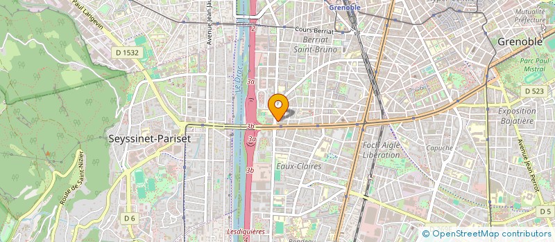 localisation de l'entreprise COPROP LE MEDITERRANEE  GRENOBLE