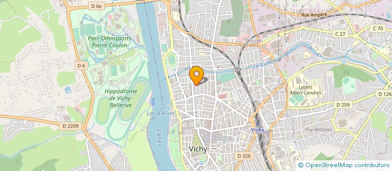 localisation de l'entreprise COPROP LE MESNIL à VICHY