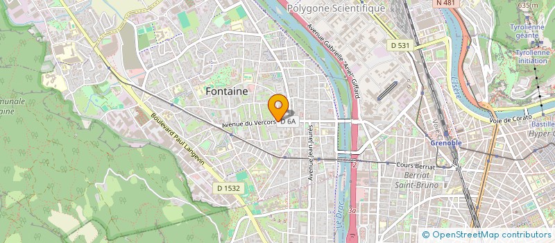 localisation de l'entreprise COPROP LE MIRADOR  FONTAINE