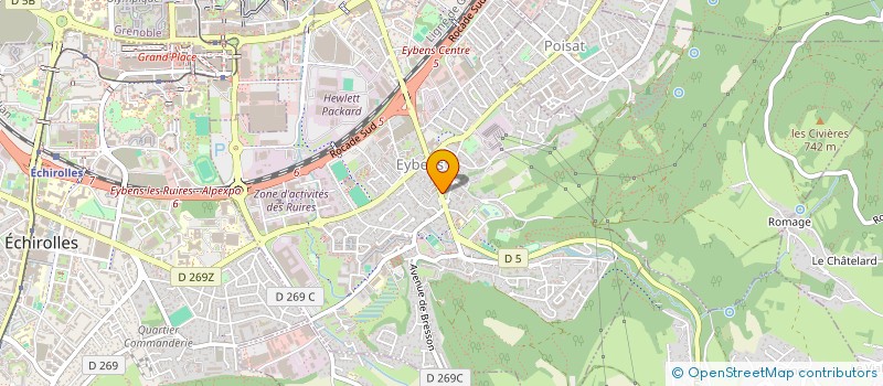 localisation de l'entreprise COPROP LE MURET  EYBENS