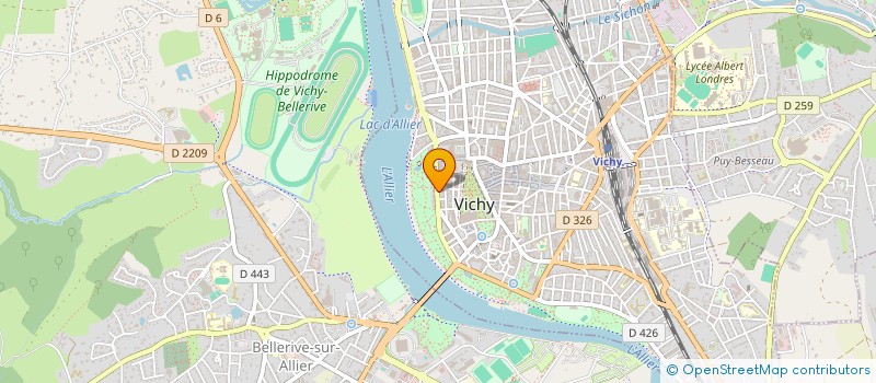 localisation de l'entreprise COPROP LE NAPOLEON à VICHY