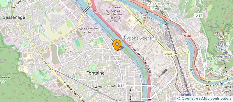 localisation de l'entreprise COPROP LE NERON  FONTAINE