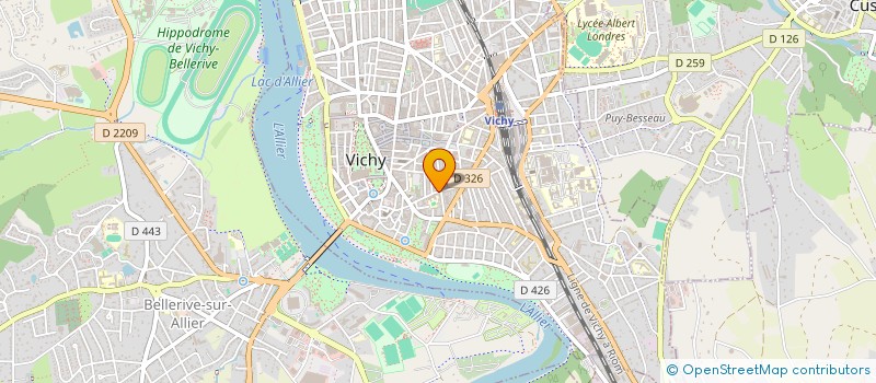 localisation de l'entreprise COPROP LE NOAILLES à VICHY
