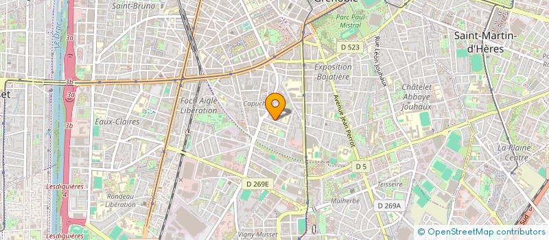 localisation de l'entreprise COPROP LE NORMANDIE  GRENOBLE