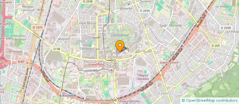 localisation de l'entreprise COPROP LE NOUVEAU LOGIS  GRENOBLE