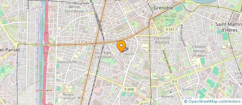 localisation de l'entreprise COPROP LE PALATIN  GRENOBLE