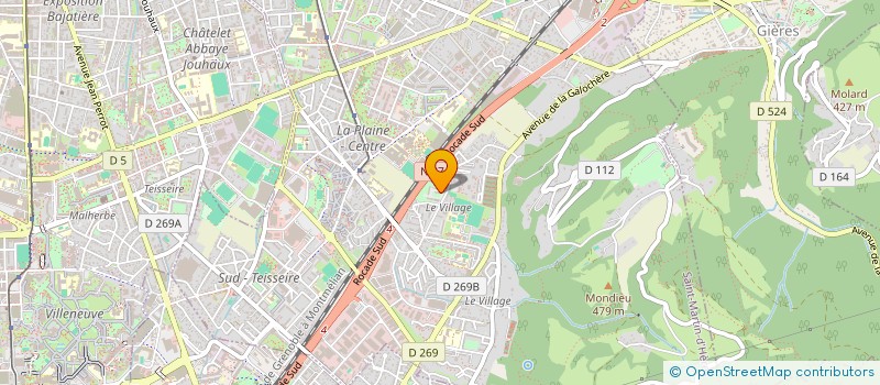 localisation de l'entreprise COPROP LE PERTUIS  SAINT-MARTIN-D'HERES