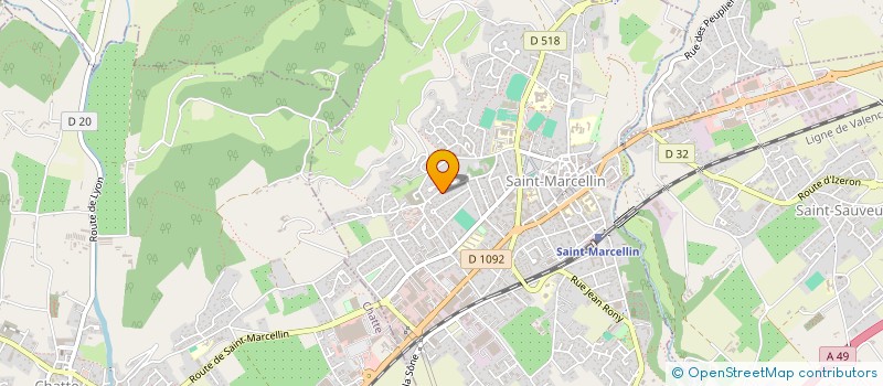 localisation de l'entreprise COPROP LE PETIT NICE  SAINT-MARCELLIN