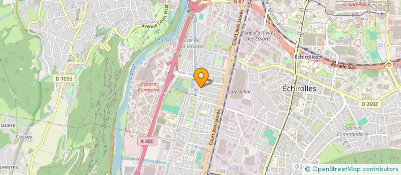 localisation de l'entreprise COPROP LE PEUIL à ECHIROLLES