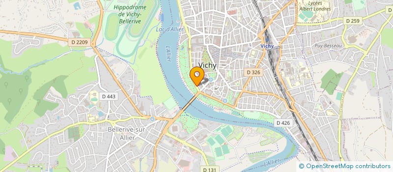 localisation de l'entreprise COPROP LE PLAISANCE à VICHY