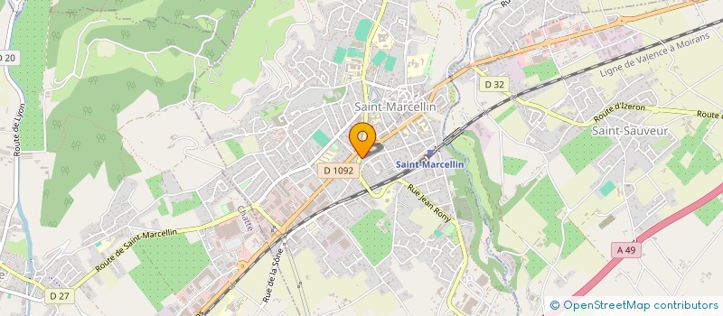 localisation de l'entreprise COPROP LE PROVENCE  SAINT-MARCELLIN