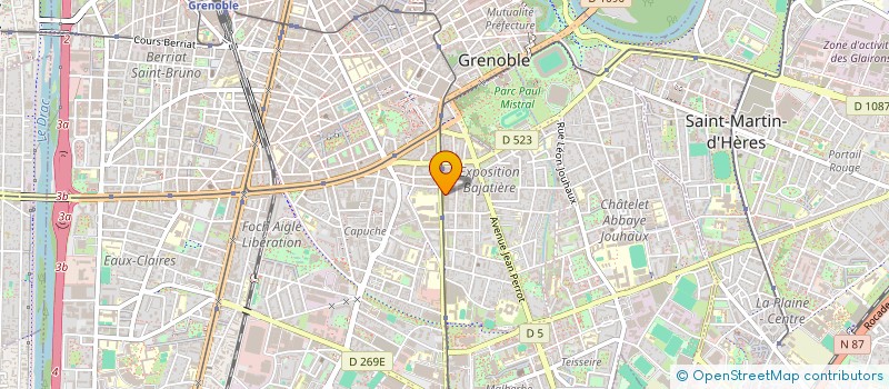 localisation de l'entreprise COPROP LE ROC  GRENOBLE