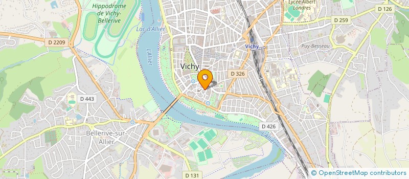 localisation de l'entreprise COPROP LE ST BLAISE à VICHY