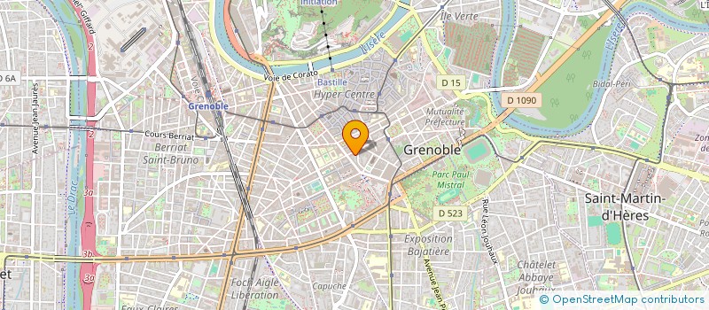 localisation de l'entreprise COPROP LE TRITON  GRENOBLE