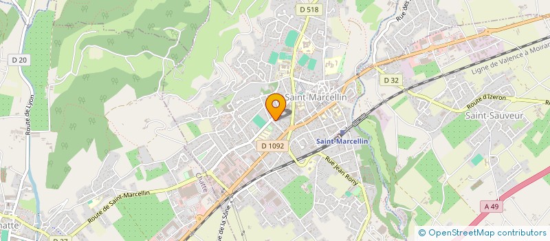 localisation de l'entreprise COPROP LE VEYMONT  SAINT-MARCELLIN