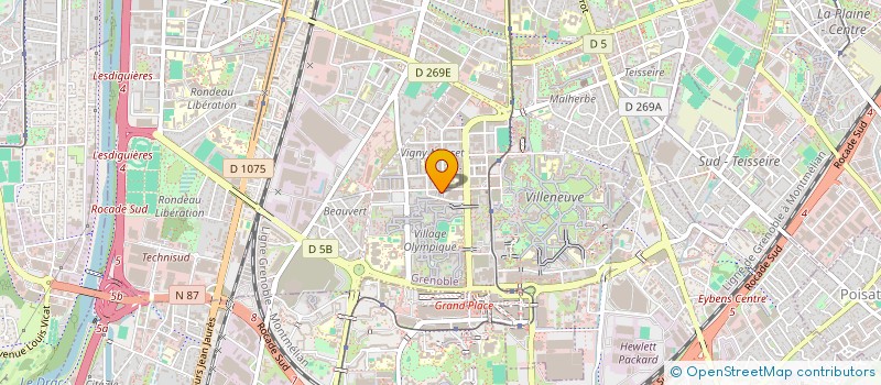 localisation de l'entreprise COPROP LE VIGNY  GRENOBLE