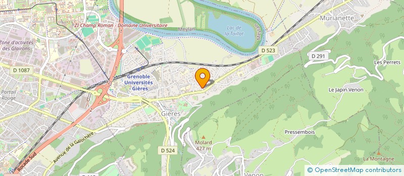 localisation de l'entreprise COPROP LE WILSON  GIERES