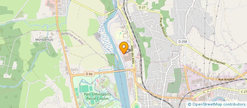 localisation de l'entreprise COPROP LES ALBATROS à VICHY