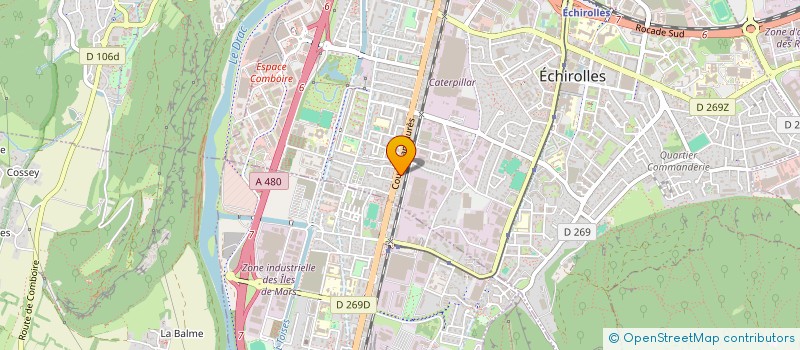 localisation de l'entreprise COPROP LES ARAS à ECHIROLLES