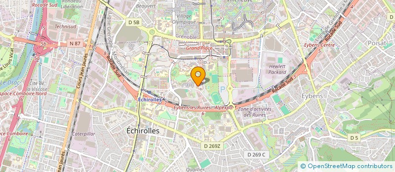 localisation de l'entreprise COPROP LES CHANTERELLES à ECHIROLLES