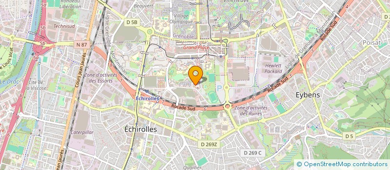 localisation de l'entreprise COPROP LES CHANTERELLES à ECHIROLLES