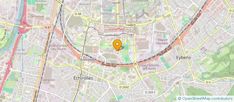 localisation de l'entreprise COPROP LES CHANTERELLES à ECHIROLLES