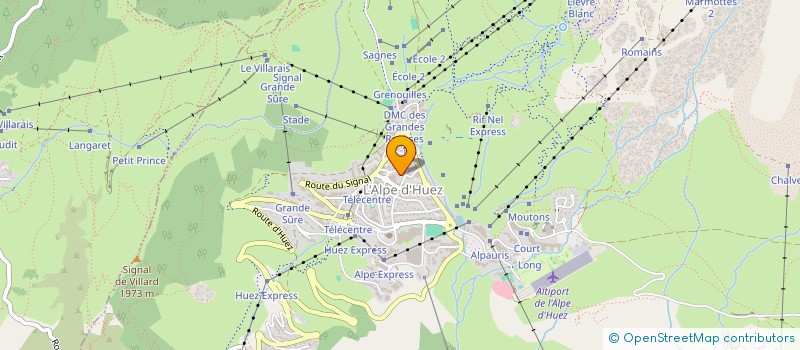 localisation de l'entreprise COPROP LES CHEVREUILS  HUEZ