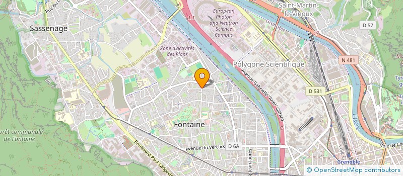 localisation de l'entreprise COPROP LES COLIBRIS  FONTAINE