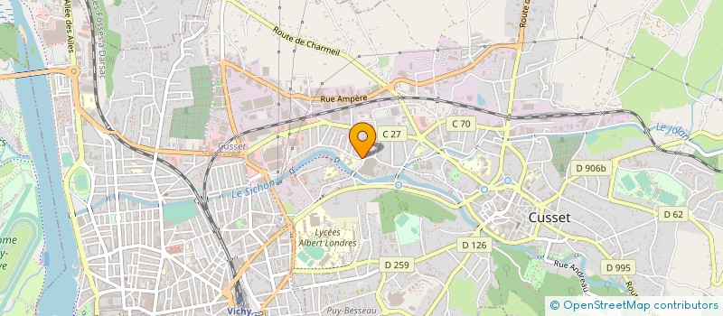 localisation de l'entreprise COPROP LES DARCINS à CUSSET