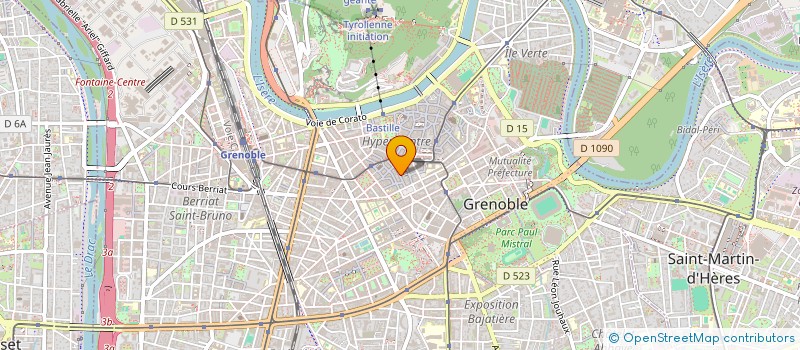 localisation de l'entreprise COPROP LES DAUPHINS  GRENOBLE