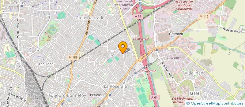 localisation de l'entreprise COPROP LES FLORENTINES à TOULOUSE