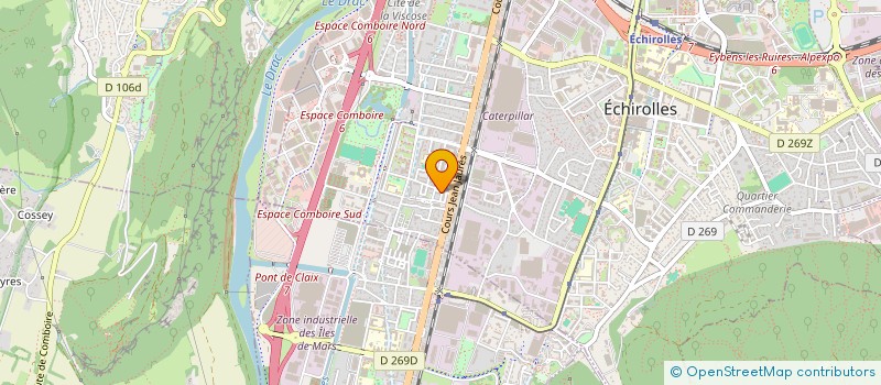 localisation de l'entreprise COPROP LES GEAIS à ECHIROLLES