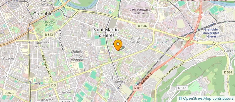 localisation de l'entreprise COPROP LES GRANDS SAULES  SAINT-MARTIN-D'HERES