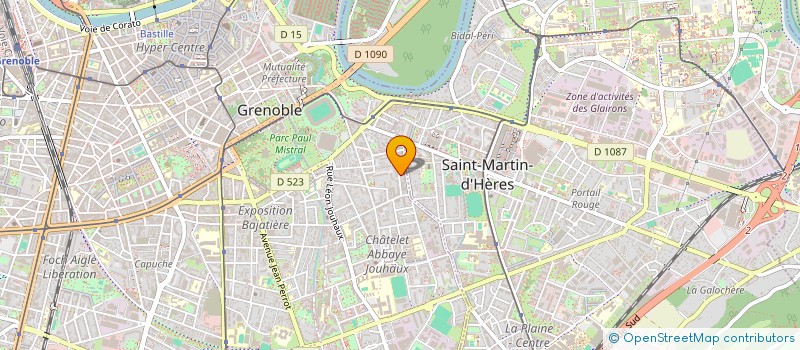 localisation de l'entreprise COPROP LES JONQUILLES  GRENOBLE