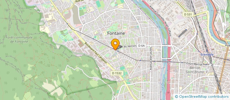 localisation de l'entreprise COPROP LES LISERONS  FONTAINE