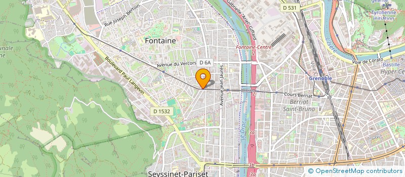 localisation de l'entreprise COPROP LES LUTINS  FONTAINE