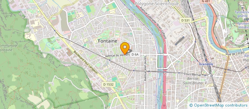 localisation de l'entreprise COPROP LES MARRONNIERS  FONTAINE