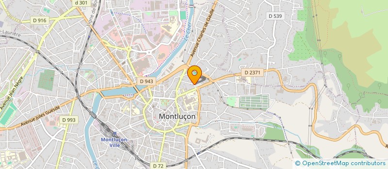 localisation de l'entreprise COPROP LES MESANGES à MONTLUCON