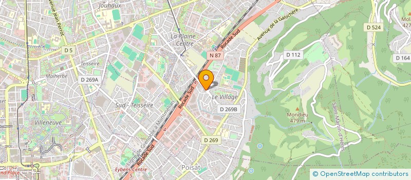 localisation de l'entreprise COPROP LES PALMIERS  SAINT-MARTIN-D'HERES