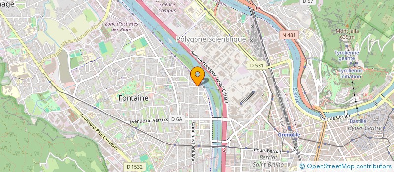 localisation de l'entreprise COPROP LES PERVENCHES  FONTAINE