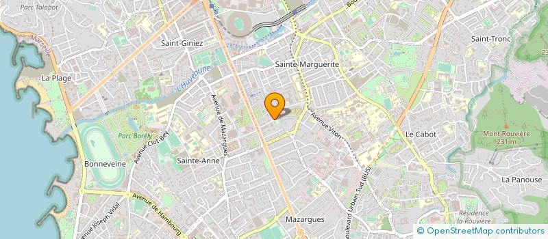 localisation de l'entreprise COPROP LES PETITES MAGALONES à MARSEILLE