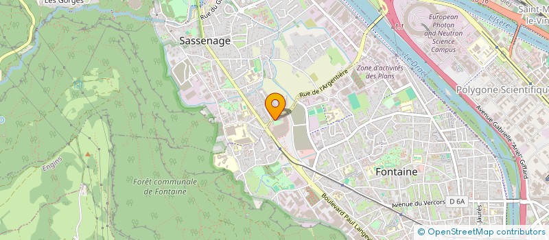 localisation de l'entreprise COPROP LES PIES  FONTAINE