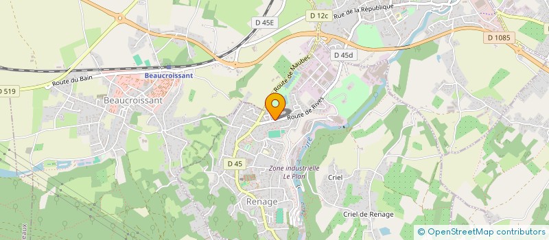 localisation de l'entreprise COPROP LES PRAIRIES 3  RENAGE