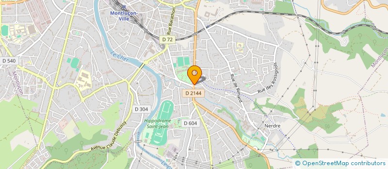 localisation de l'entreprise COPROP LES TILLEULS à MONTLUCON
