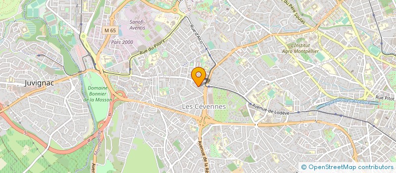 localisation de l'entreprise COPROP LES TONNELLES LA TOUR à MONTPELLIER