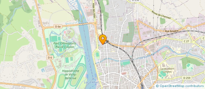 localisation de l'entreprise COPROP LES VOILIERS à VICHY